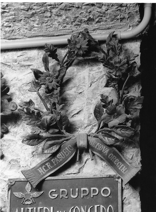 targa commemorativa - ambito Italia settentrionale (sec. XX)
