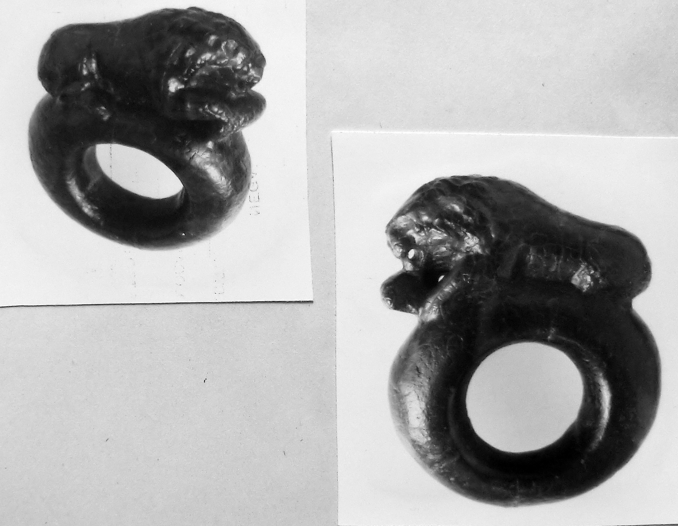 leone (anello, verga liscia) (secc. I/ III d.C)