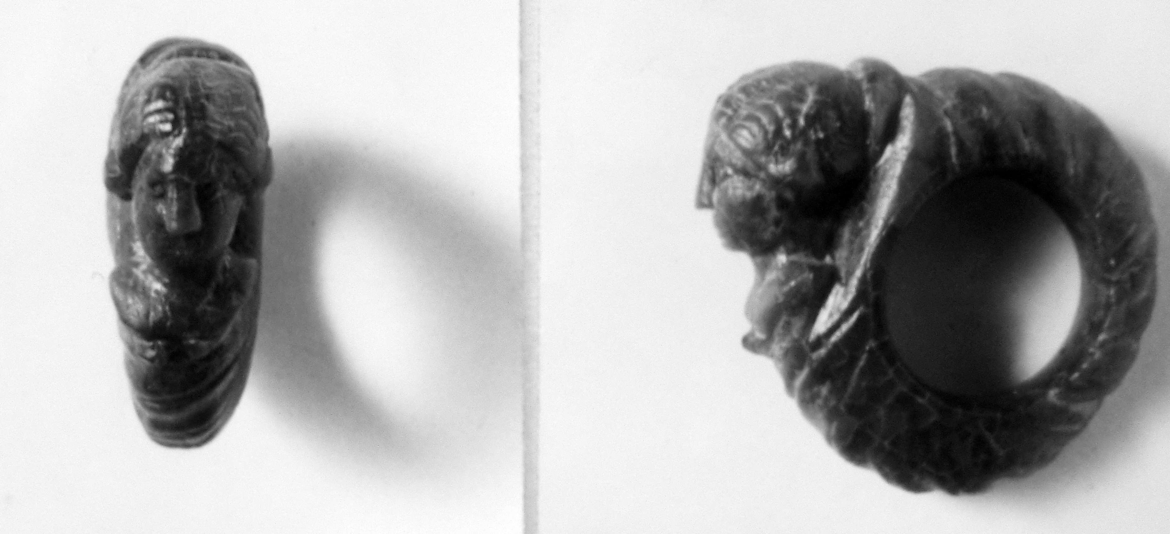 anello, verga a torciglione (sec. II d.C)