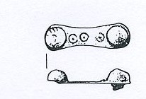 placchetta - ambito longobardo (ultimo quarto, ultimo quarto sec. VI d. C, sec. VI d. C)