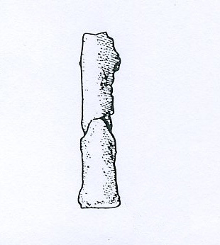 coltellino con resti del fodero e guarnizioni - ambito longobardo (ultimo quarto, ultimo quarto sec. VI d. C, sec. VI d. C)