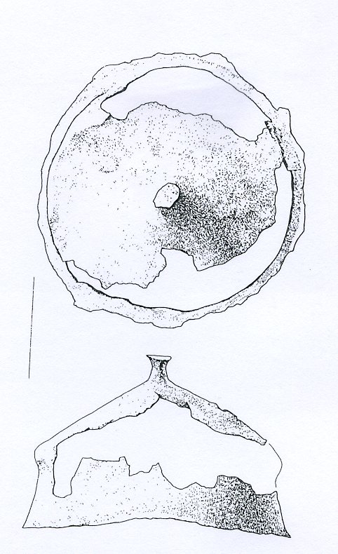 Umbone di scudo, Bierbrauer, tipo 2 - ambito longobardo (seconda metà, seconda metà sec. VI d. C, sec. VI d. C)