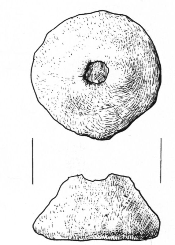 Fuseruola oppure pomello per frustino - ambito longobardo (seconda metà sec. VI d. C)