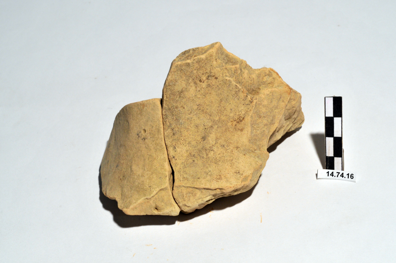 statua/ frontonale, collo (ultimo quarto II a.C)