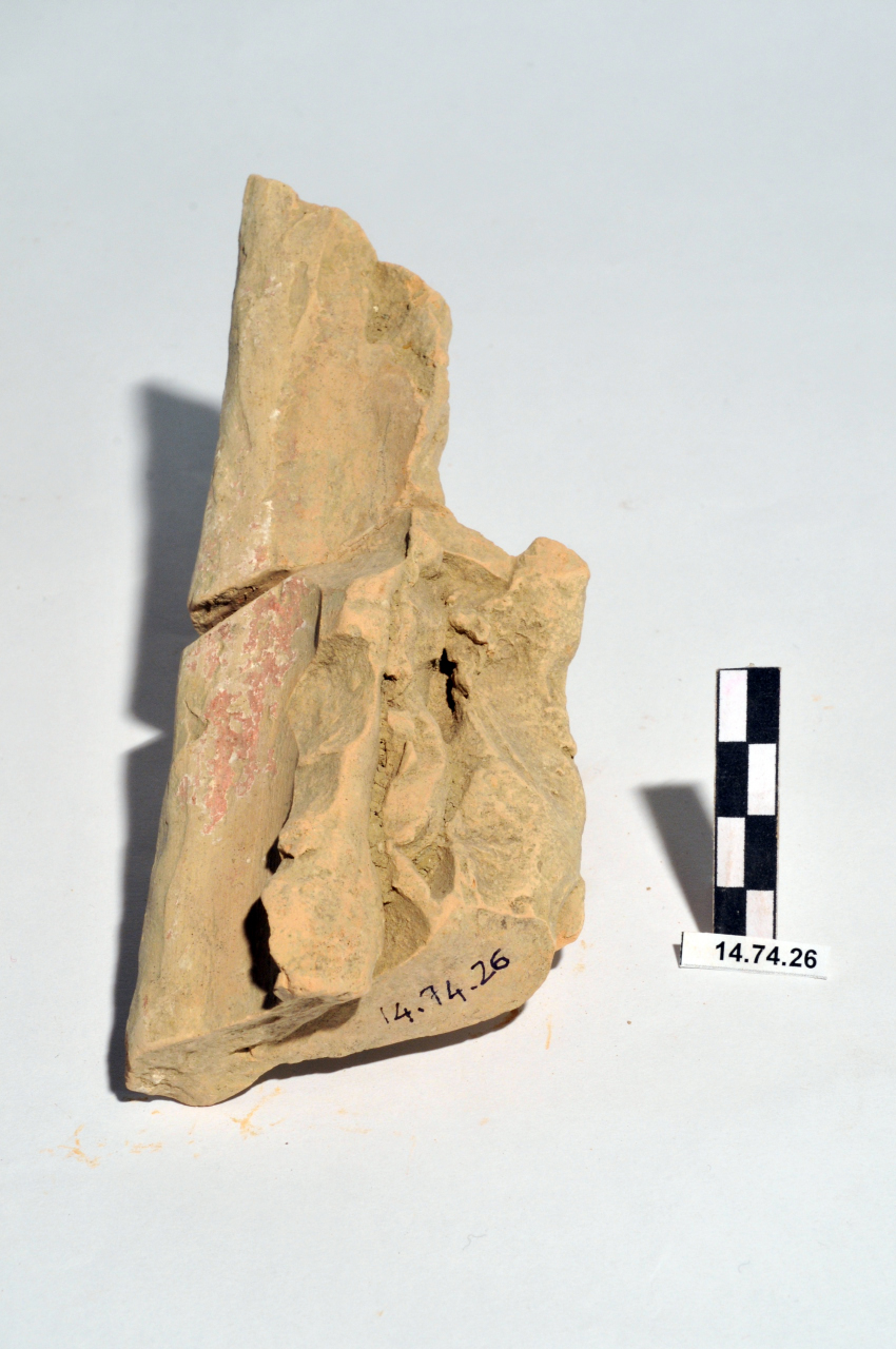 statua/ frontonale, panneggio (ultimo quarto II a.C)