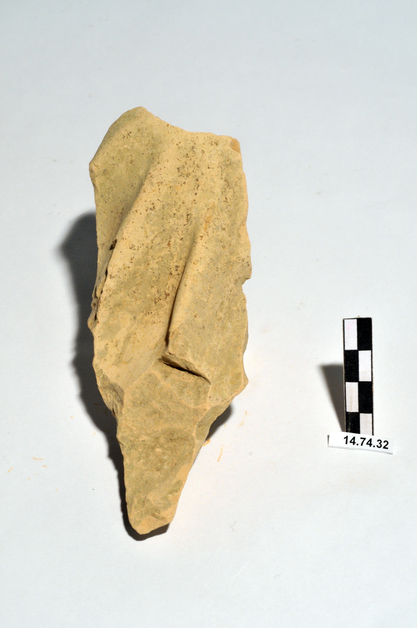 statua/ frontonale, panneggio (ultimo quarto II a.C)