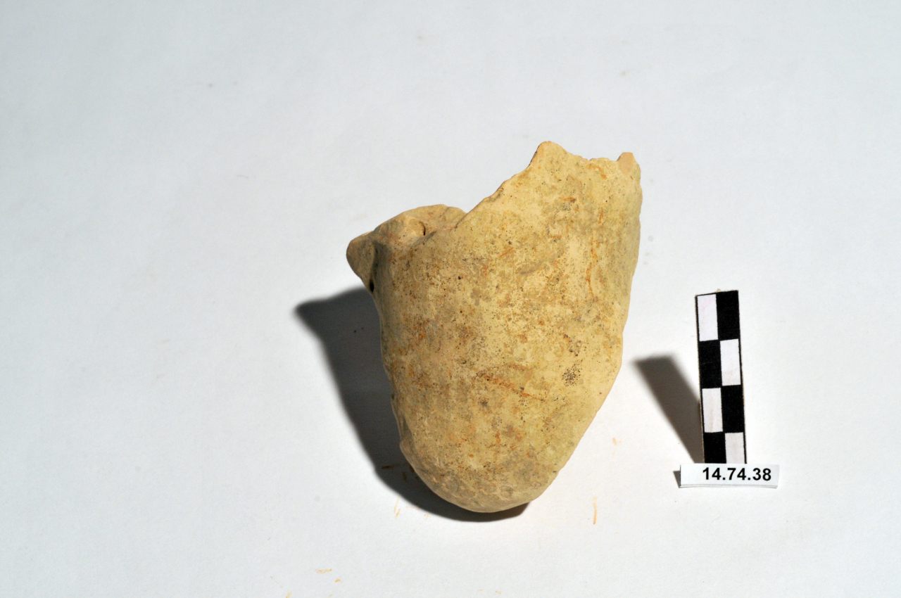 statua/ frontonale, gamba(?) (ultimo quarto II a.C)