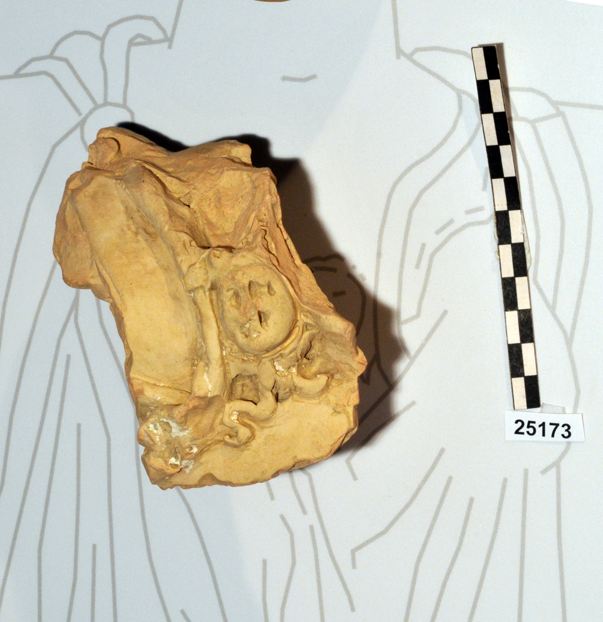 Minerva (statua/ frontonale, gorgoneion) (ultimo quarto II a.C)