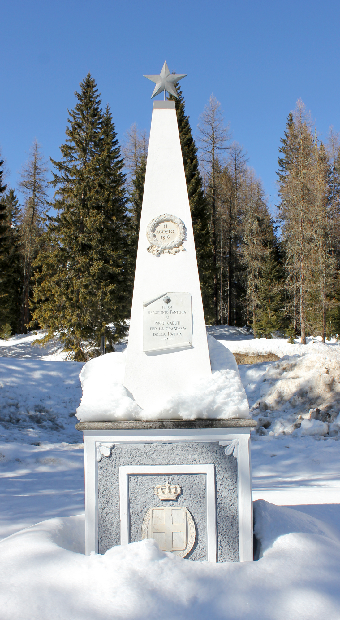 monumento ai caduti - ad obelisco, opera isolata di Bertole Ettore - ambito italiano (XX)