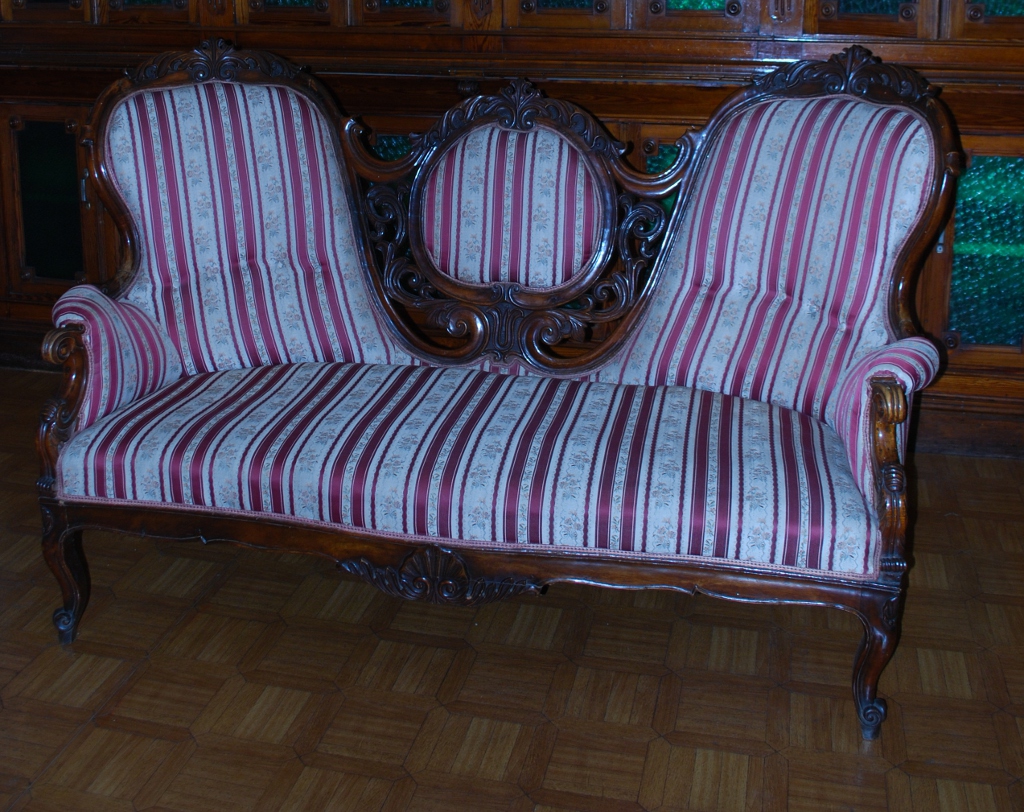 divano - ambito parmense (fine XIX)