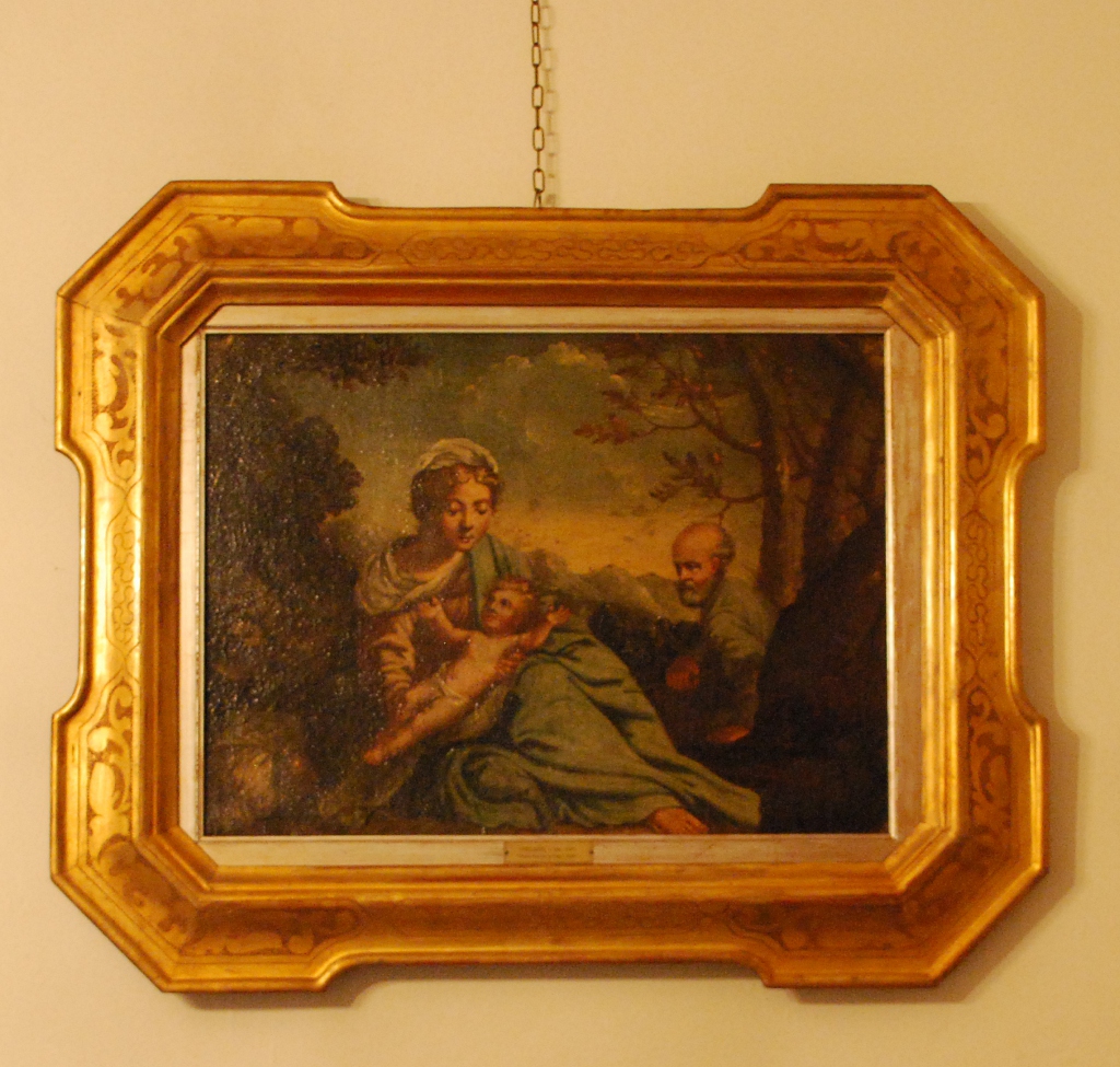 Riposo durante la fuga in Egitto (dipinto) - ambito emiliano (metà XVIII)