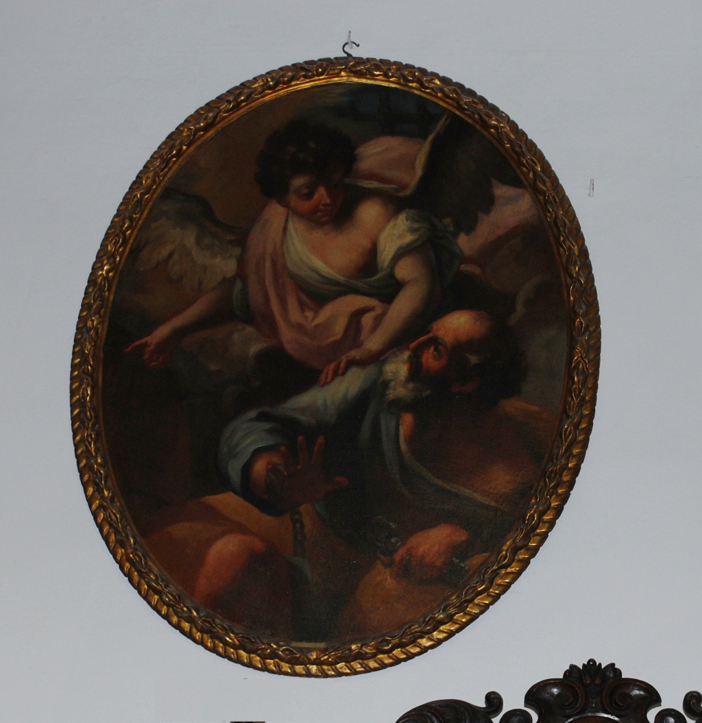L'Angelo libera san Pietro (dipinto) di Ricci Sebastiano (scuola) (inizio XVIII)