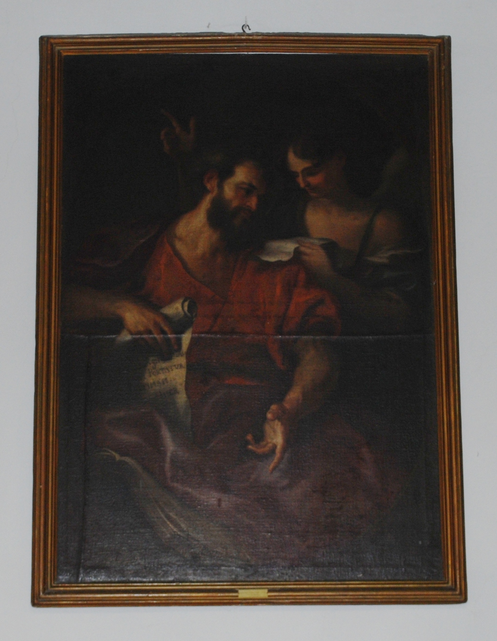 Scena allegorica, Il profeta Geremia (dipinto) di Piola Domenico (seconda metà XVII)