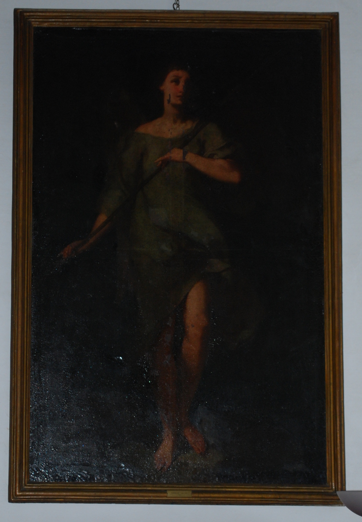 Angelo musicante (dipinto) - ambito parmense (primo quarto sec. XVII)