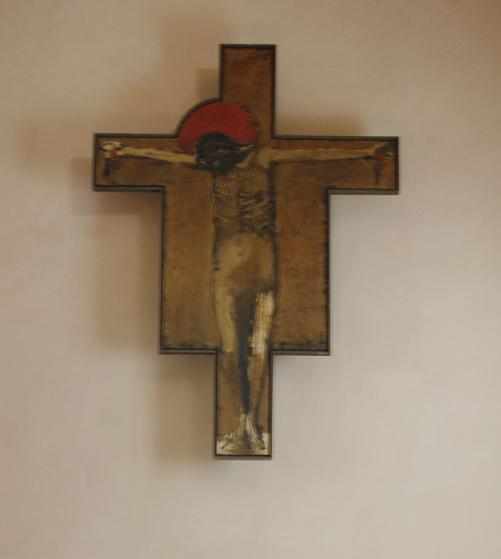 Gesù Cristo in croce, Gesù Cristo in croce (dipinto) di Mattioli Carlo (ultimo quarto XX)