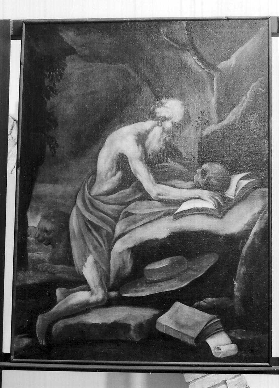San Girolamo penitente (dipinto, opera isolata) - bottega napoletana (seconda metà sec. XVIII)