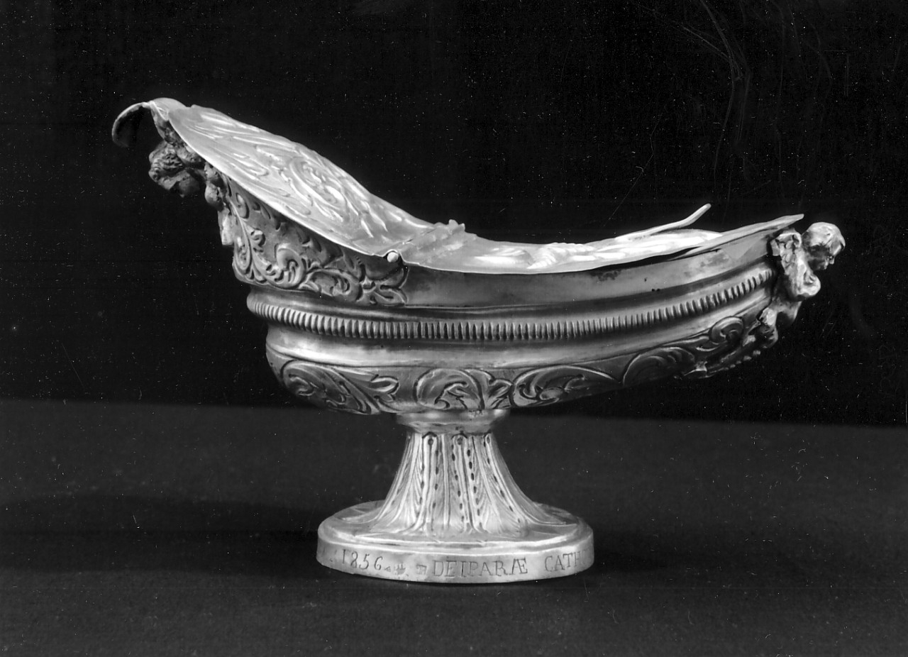 navicella portaincenso, opera isolata di Sisino Gabriele (sec. XIX)