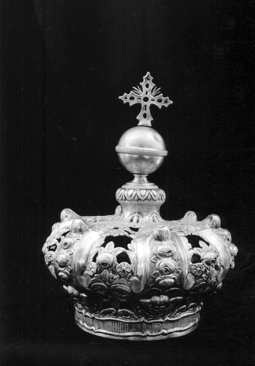 corona da statua, opera isolata - bottega Italia meridionale (sec. XIX)