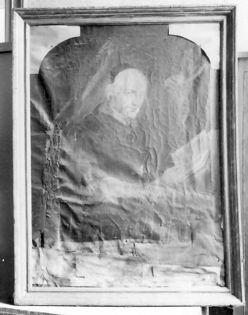 Vescovo Enrico Capece Minutolo, ritratto di ecclesiastico (dipinto, opera isolata) - ambito calabrese (fine sec. XVIII)