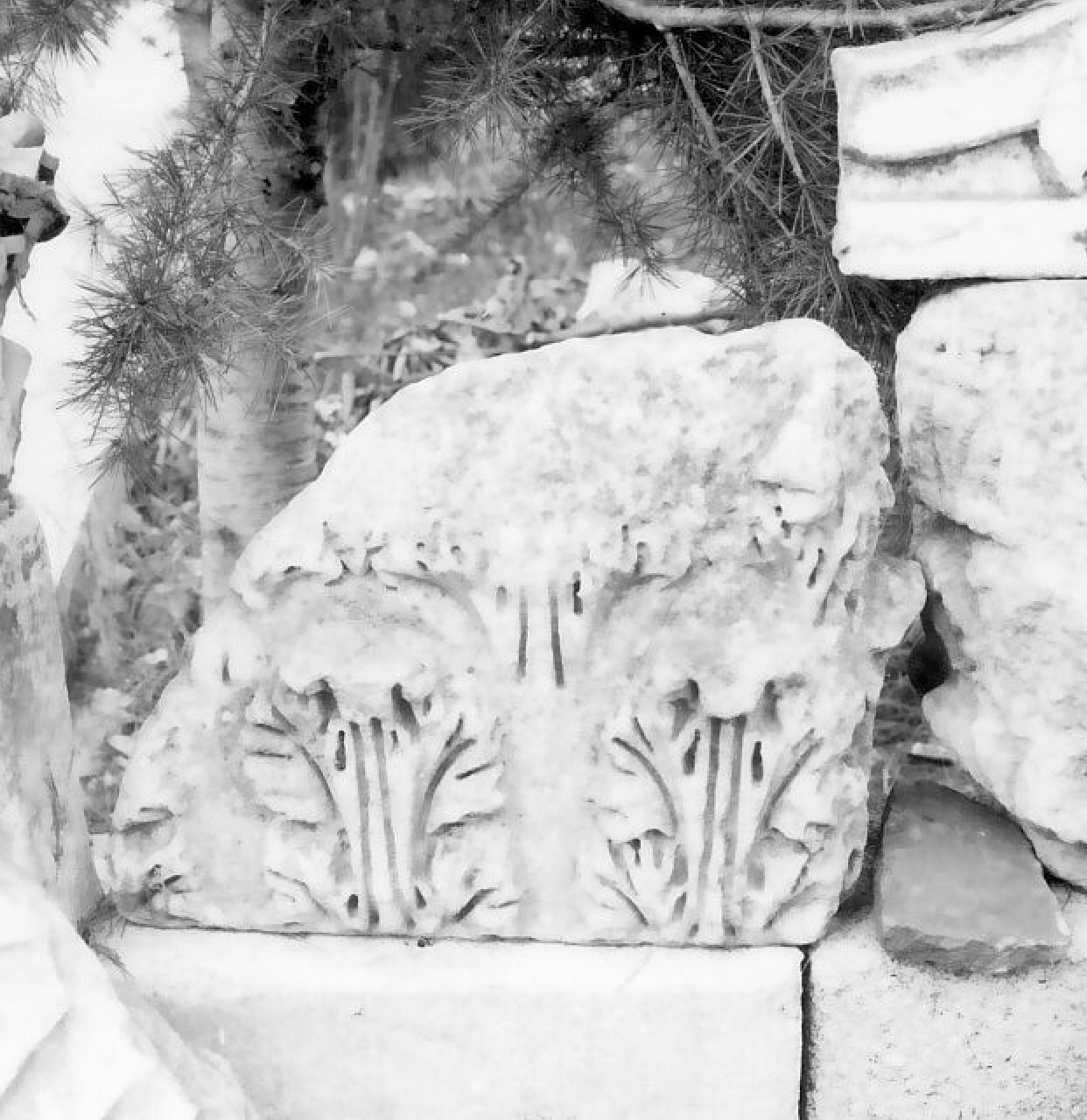 decorazione plastica, frammento - bottega calabrese (secc. IV/ V)