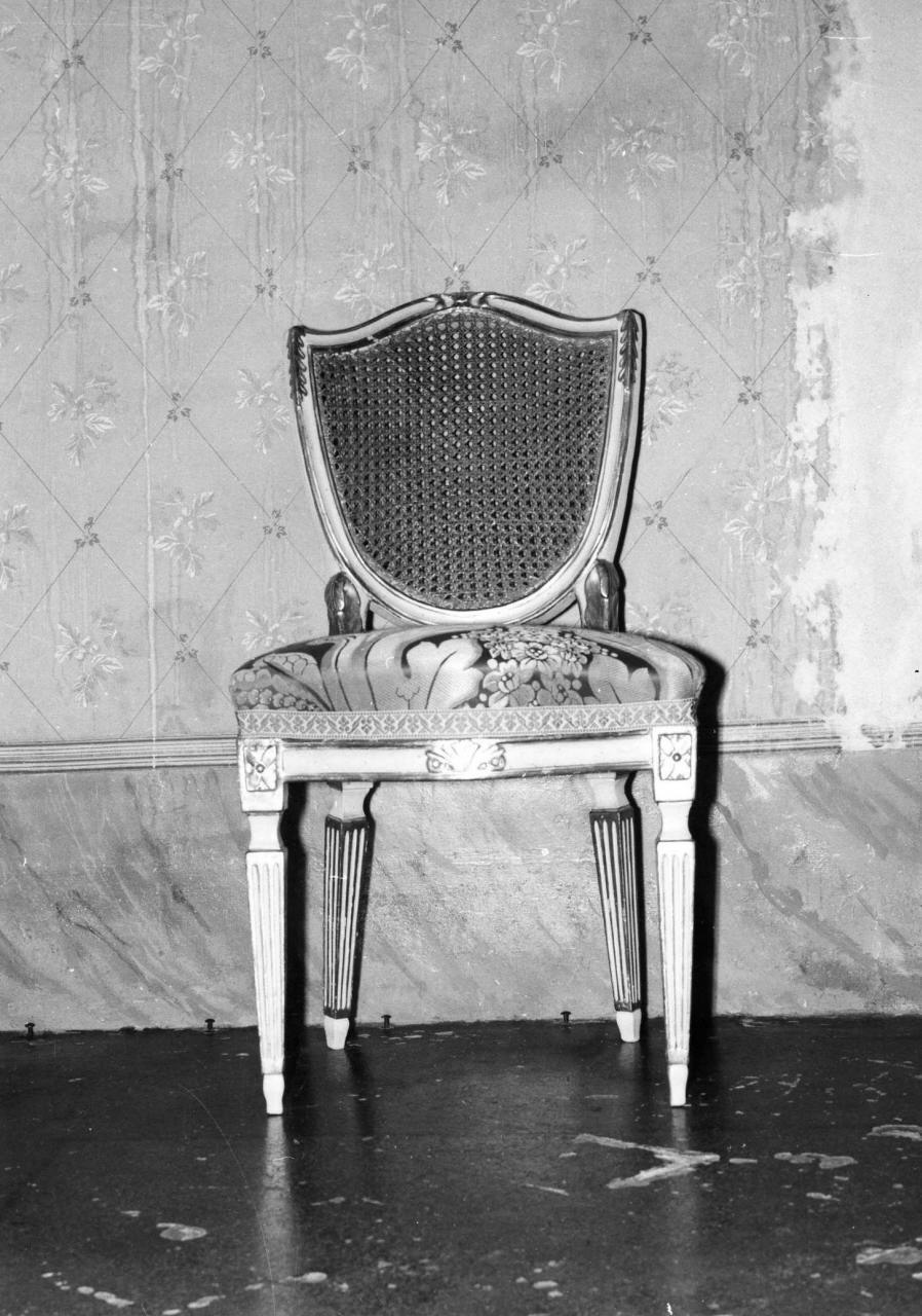 sedia, serie - manifattura fiorentina (fine sec. XVIII)