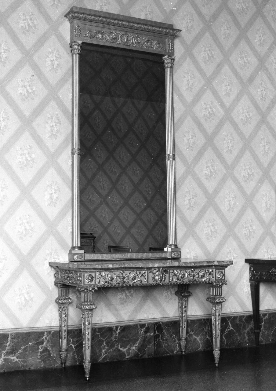 console - manifattura toscana (ultimo quarto sec. XVIII)