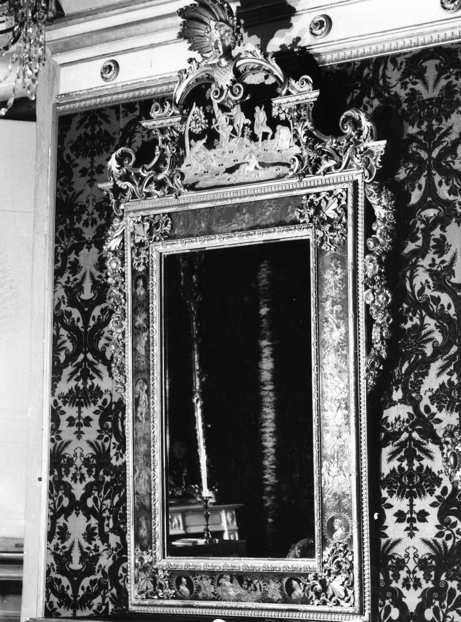 specchiera, serie - manifattura italiana (metà sec. XIX)