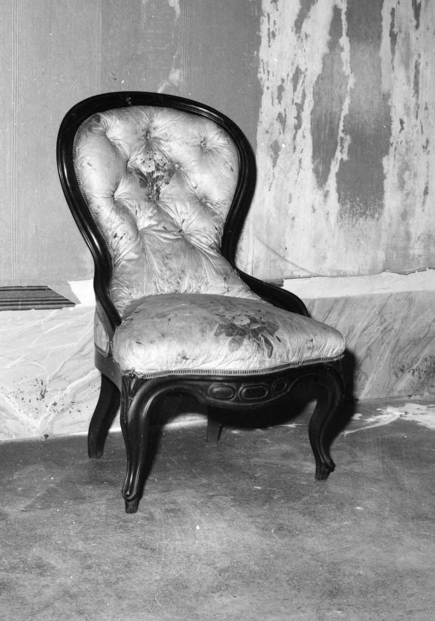 poltrona, serie - manifattura toscana (metà sec. XIX)