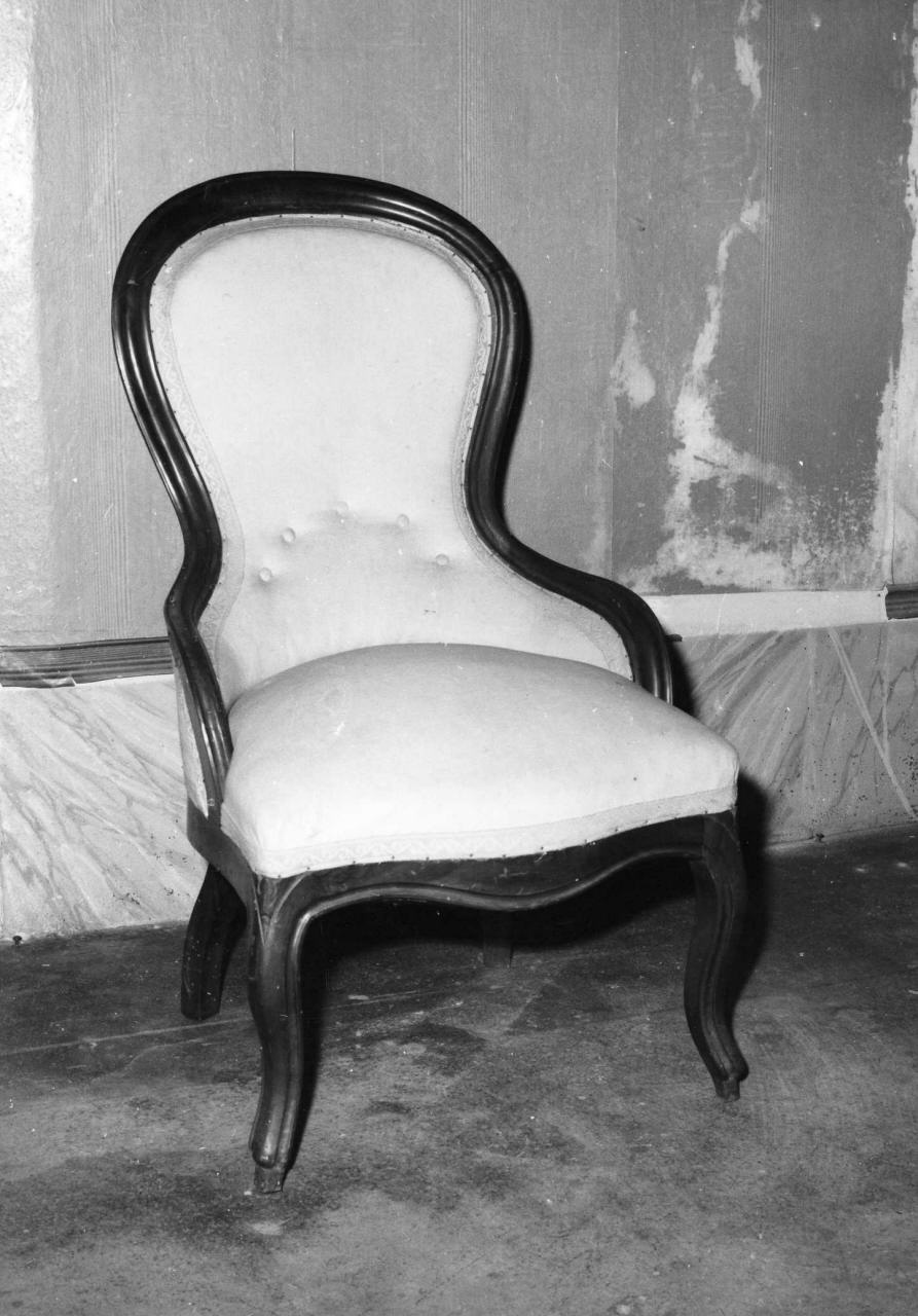 poltrona, serie di Truci Emilio (bottega) (terzo quarto sec. XIX)