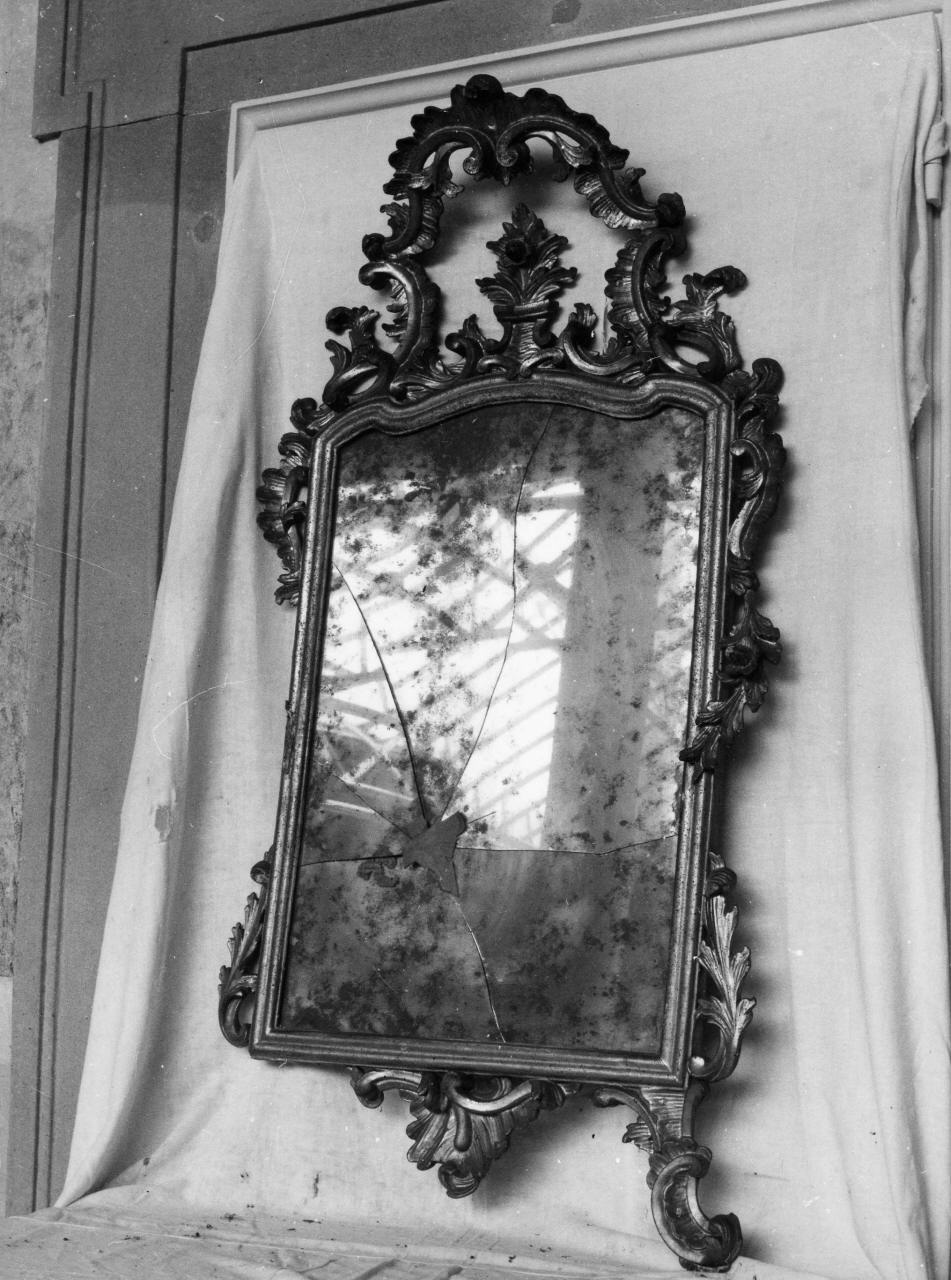 specchio - manifattura italiana (seconda metà sec. XVIII)