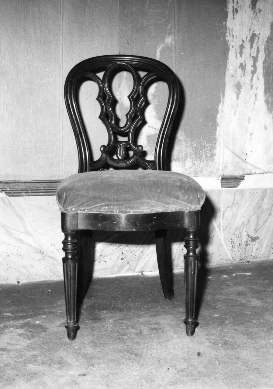 sedia, serie - manifattura italiana (metà sec. XIX)