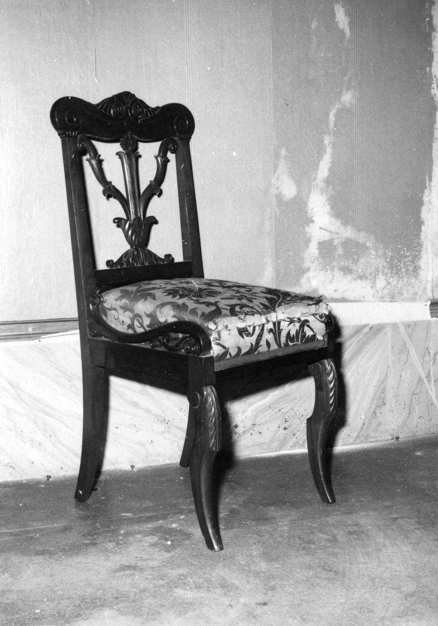 sedia, serie - manifattura toscana (sec. XIX)