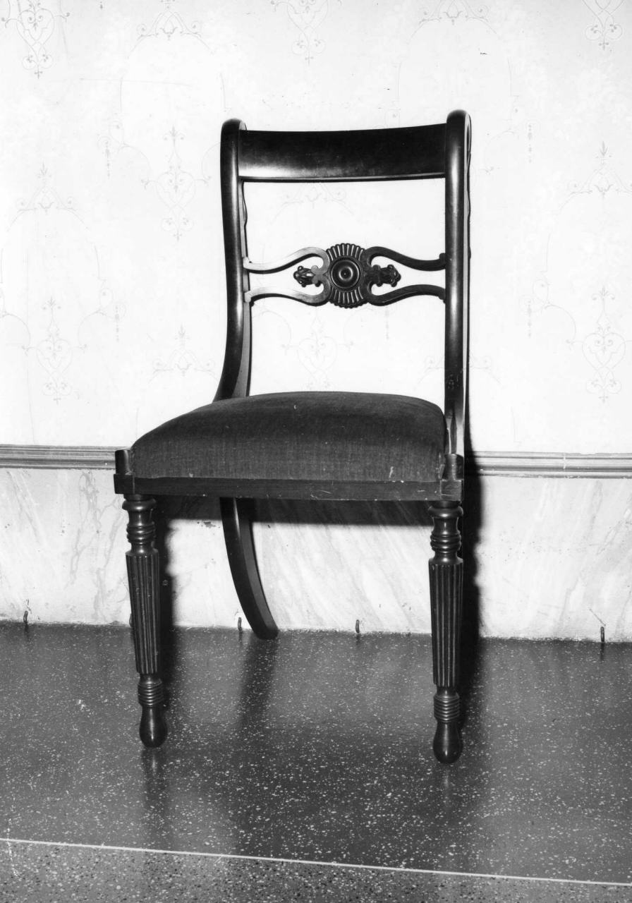 sedia, serie - manifattura italiana (primo quarto sec. XIX)