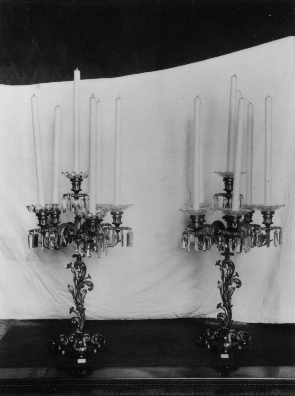 candeliere, serie - manifattura toscana (metà sec. XIX)