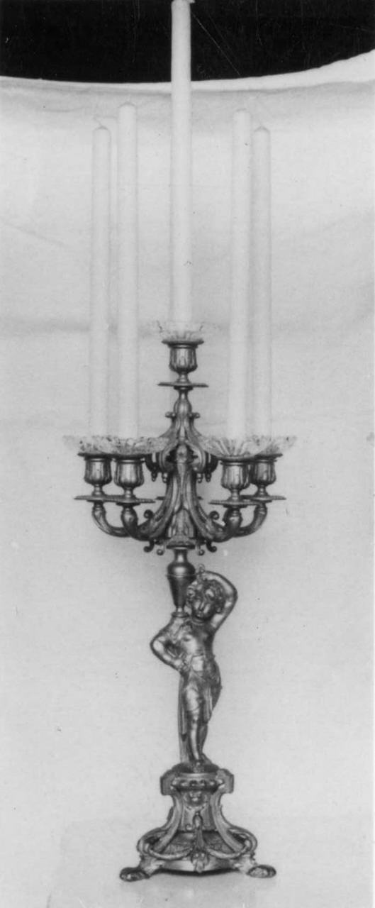 candeliere, serie - manifattura fiorentina (sec. XIX)