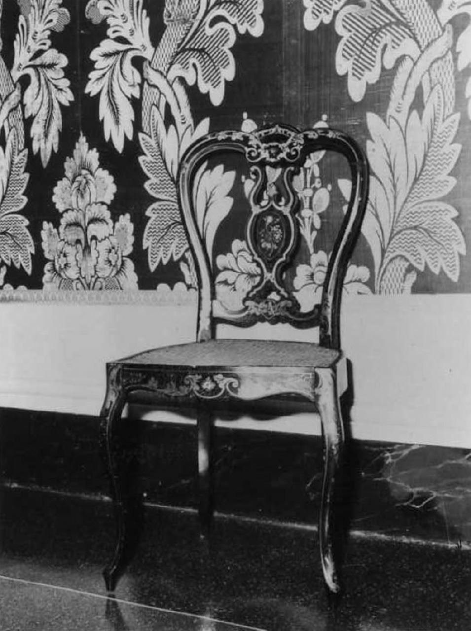 sedia, serie - manifattura lombarda (?) (metà sec. XIX)