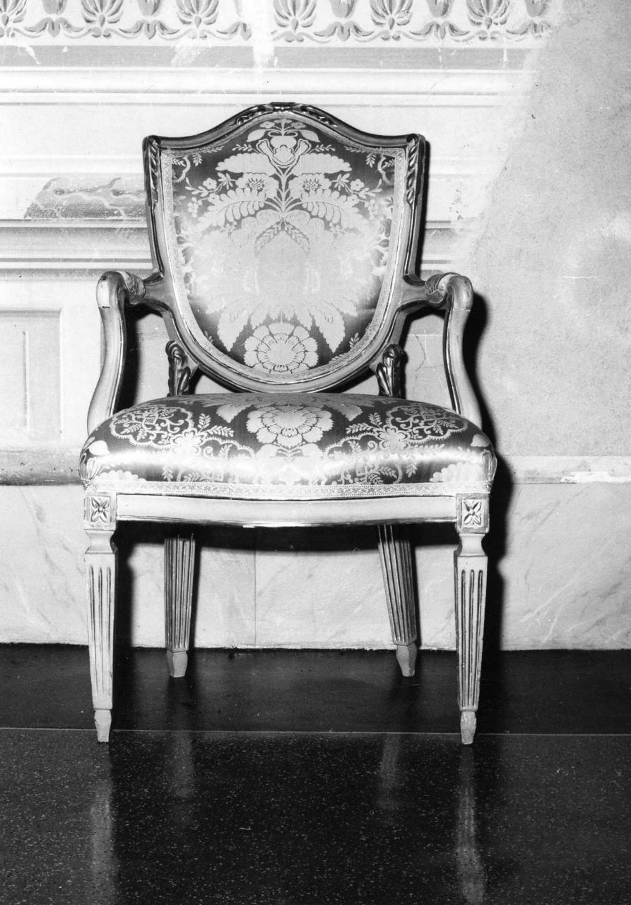 sedia, serie - manifattura italiana (ultimo quarto sec. XVIII)