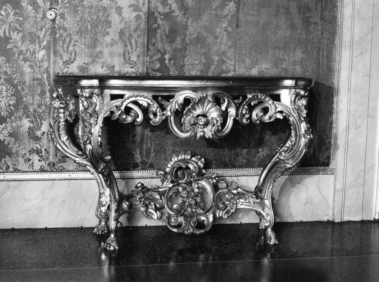 console - manifattura italiana (metà sec. XIX)