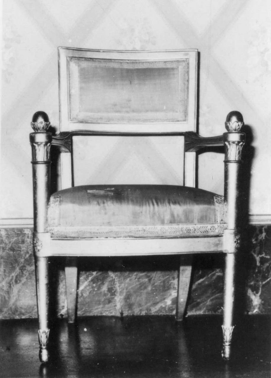 sedia, serie - manifattura toscana (ultimo quarto sec. XVIII)