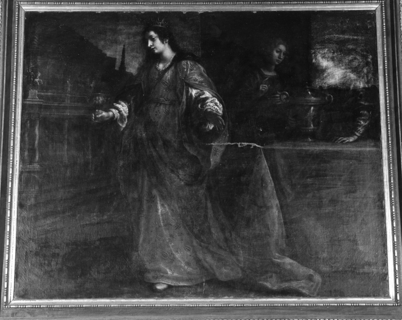 artemisia beve le ceneri di Mausolo, Artemisia (dipinto) di Curradi Francesco (sec. XVII)