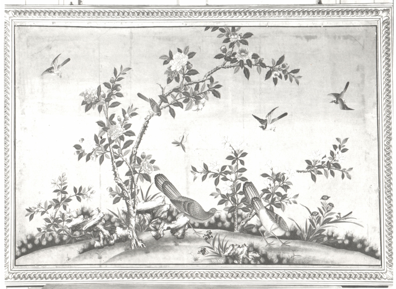 fiori e ucccelli (dipinto) - ambito cinese (seconda metà sec. XVIII)