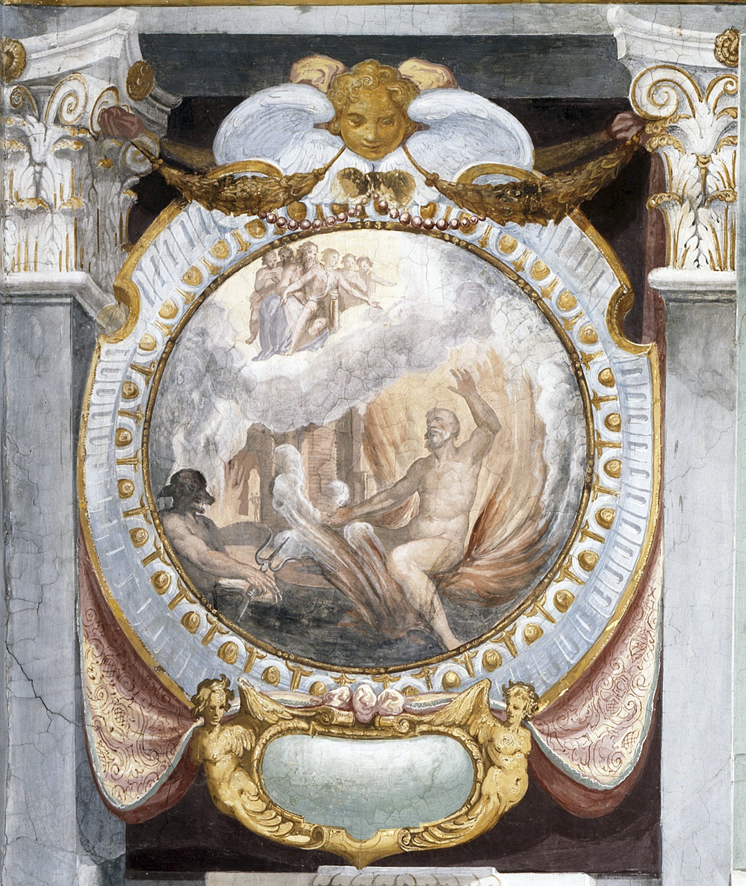 inferno (dipinto) di Sacchi Pandolfo (sec. XVII)