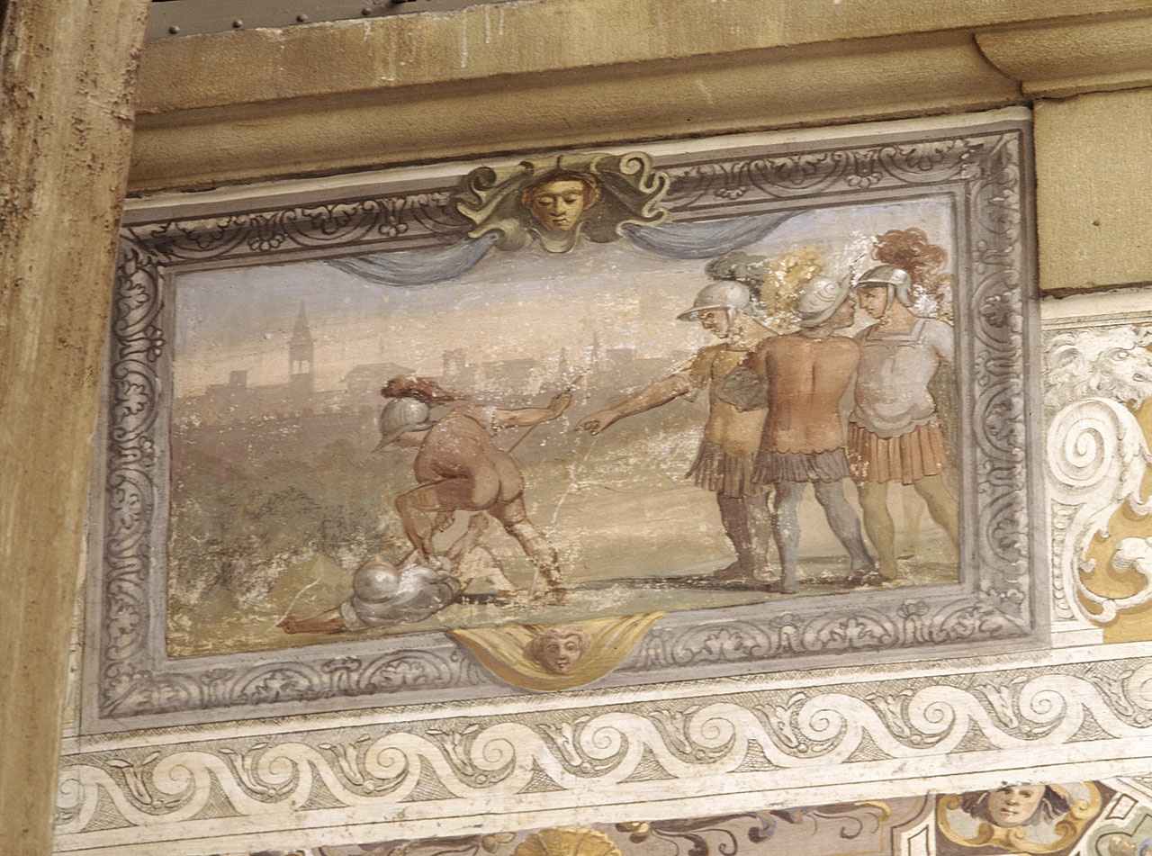 storia di Goffredo di Buglione (dipinto) di Daddi Cosimo (attribuito), Cardi Ludovico detto Cigoli (ultimo quarto sec. XVI)