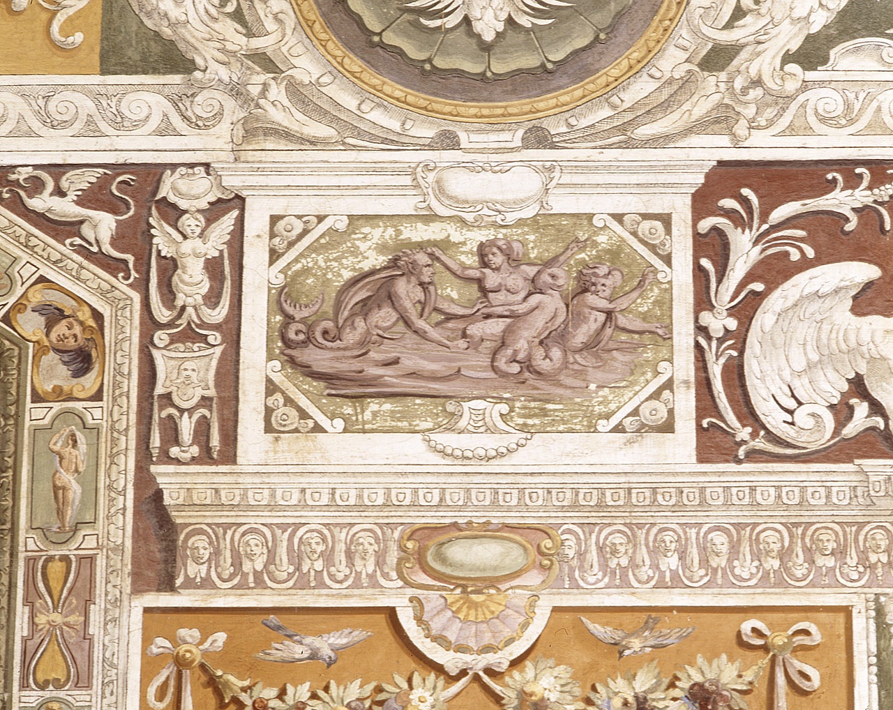 Nereidi e tritoni (dipinto) di Daddi Cosimo (attribuito), Cardi Ludovico detto Cigoli (ultimo quarto sec. XVI)