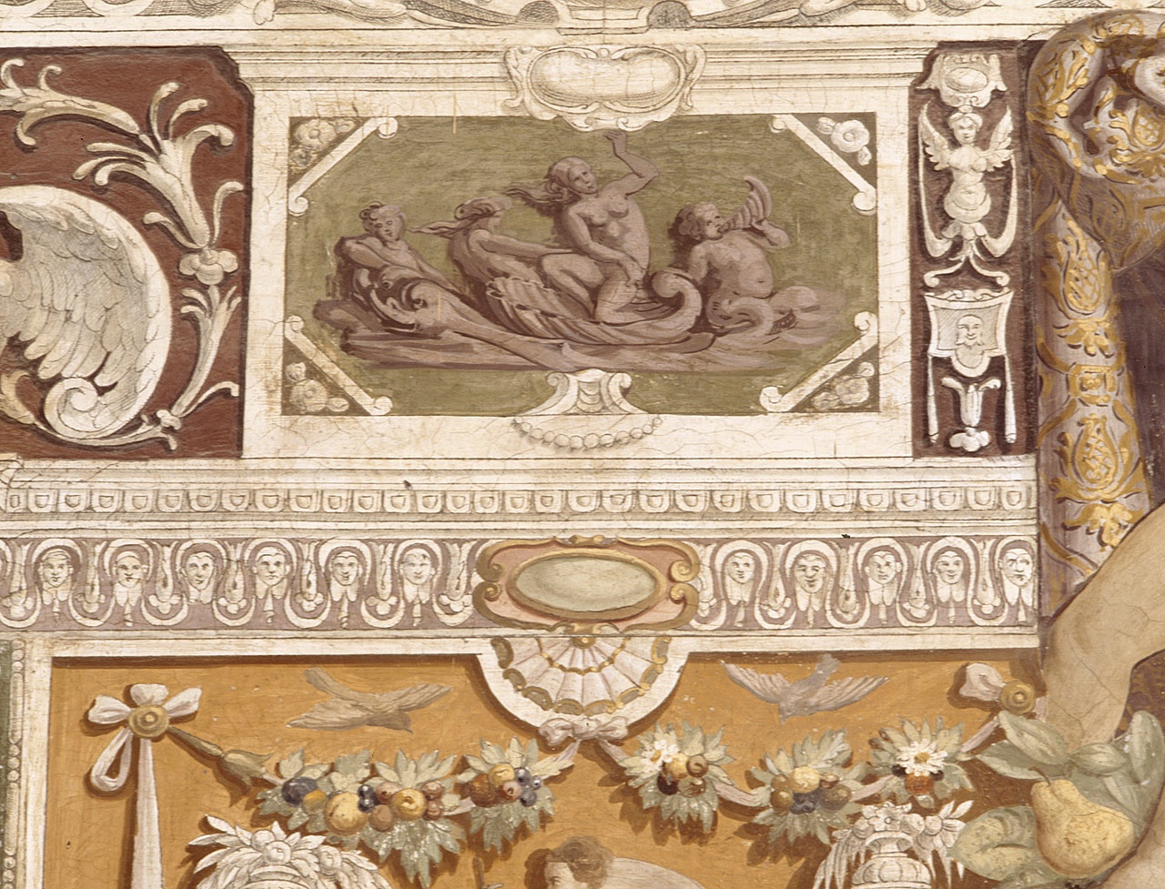 Venere sul carro (dipinto) di Daddi Cosimo (attribuito), Cardi Ludovico detto Cigoli (ultimo quarto sec. XVI)