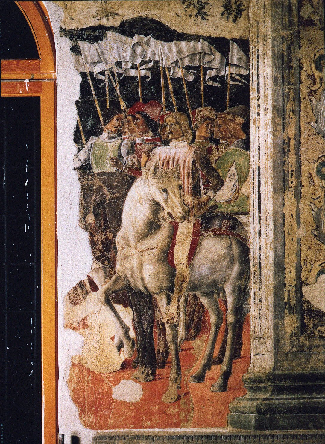 Italia - Emilia Romagna - Ferrara - Palazzo Schifanoia - Ciclo [dei] mesi - Dipinti murali (positivo) di Anonimo, D'Este, Baldassarre ((?)) (XX)
