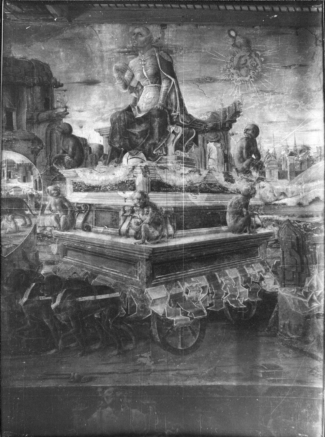 Restauro - Raffaldini, Arturo - s. d. - Ciclo [dei] mesi - Palazzo Schifanoia <Ferrara> (positivo) di Anonimo, De' Roberti, Ercole (XX)