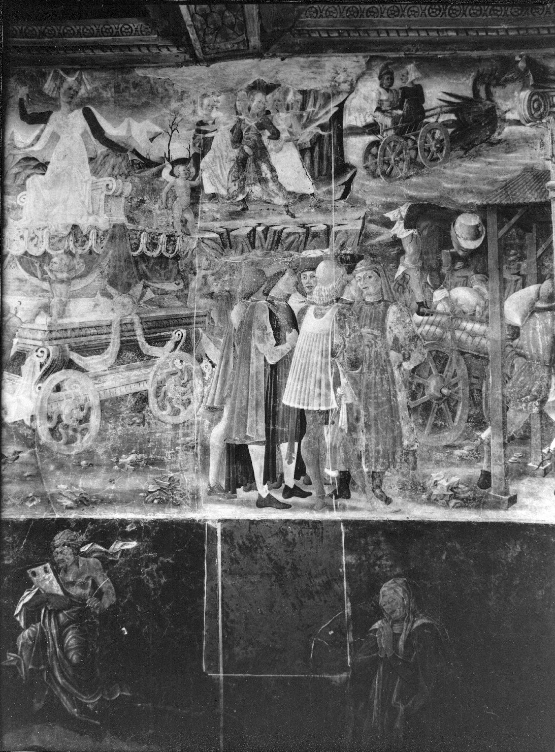 Italia - Emilia Romagna - Ferrara - Palazzo Schifanoia - Ciclo [dei] mesi - Dipinti murali (positivo) di Anonimo, Gherardo di Andrea Fiorini da Vicenza ((?)) (XX)