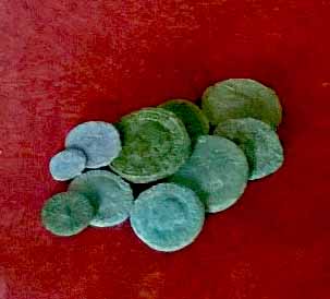 moneta, insieme di vari tipologie - ambito romano (Età romana)