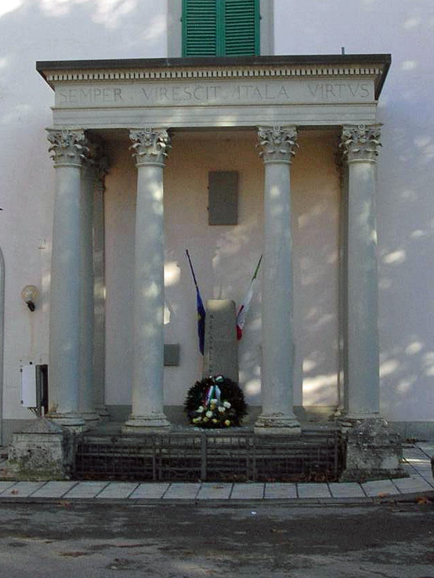 soggetto assente (monumento ai caduti - a tempietto) - ambito toscano (sec. XX)